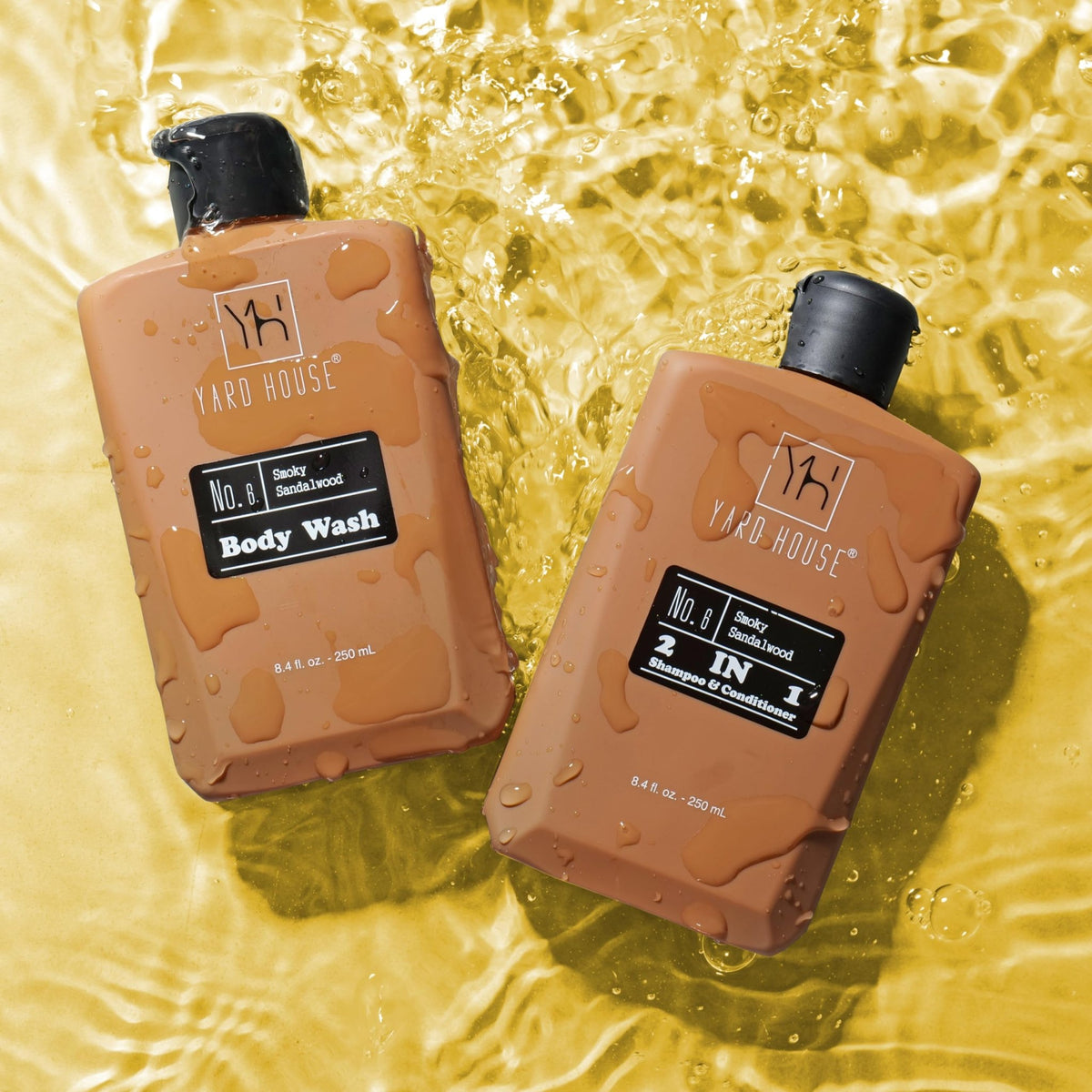 YARD HOUSE Luxury Mens Bath and Body Gift Set Basket For Him - Smoky Sandalwood - All Natural Skin Care Kit For Men w. Full Size Body Wash, Facial Scrub, Body Lotion, Deodorant in Leather Toiletry Bag - thewildfolk YARD HOUSE Luxury Mens Bath and Body Gift Set Basket For Him - Smoky Sandalwood - All Natural Skin Care Kit For Men w. Full Size Body Wash, Facial Scrub, Body Lotion, Deodorant in Leather Toiletry Bag