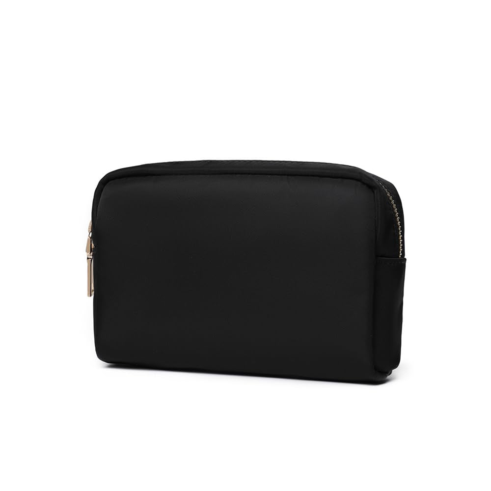 YONBEN Waterproof Makeup Bag Large Capacity Women's Classic Black Wash Bag Adjustable Partition Wash Bag Brush and Cosmetic Carrying Bag… - thewildfolk YONBEN Waterproof Makeup Bag Large Capacity Women's Classic Black Wash Bag Adjustable Partition Wash Bag Brush and Cosmetic Carrying Bag…