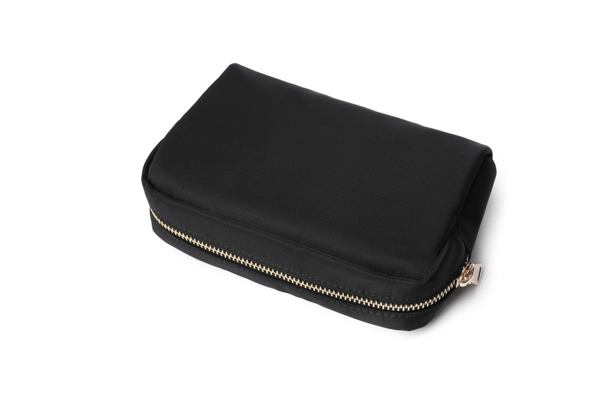 YONBEN Waterproof Makeup Bag Large Capacity Women's Classic Black Wash Bag Adjustable Partition Wash Bag Brush and Cosmetic Carrying Bag… - thewildfolk YONBEN Waterproof Makeup Bag Large Capacity Women's Classic Black Wash Bag Adjustable Partition Wash Bag Brush and Cosmetic Carrying Bag…