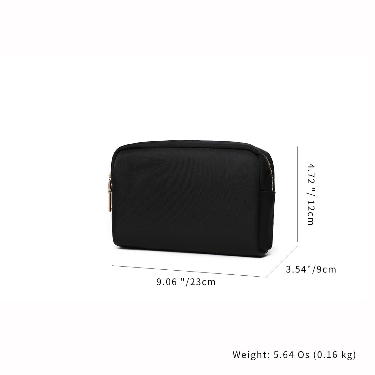 YONBEN Waterproof Makeup Bag Large Capacity Women's Classic Black Wash Bag Adjustable Partition Wash Bag Brush and Cosmetic Carrying Bag… - thewildfolk YONBEN Waterproof Makeup Bag Large Capacity Women's Classic Black Wash Bag Adjustable Partition Wash Bag Brush and Cosmetic Carrying Bag…