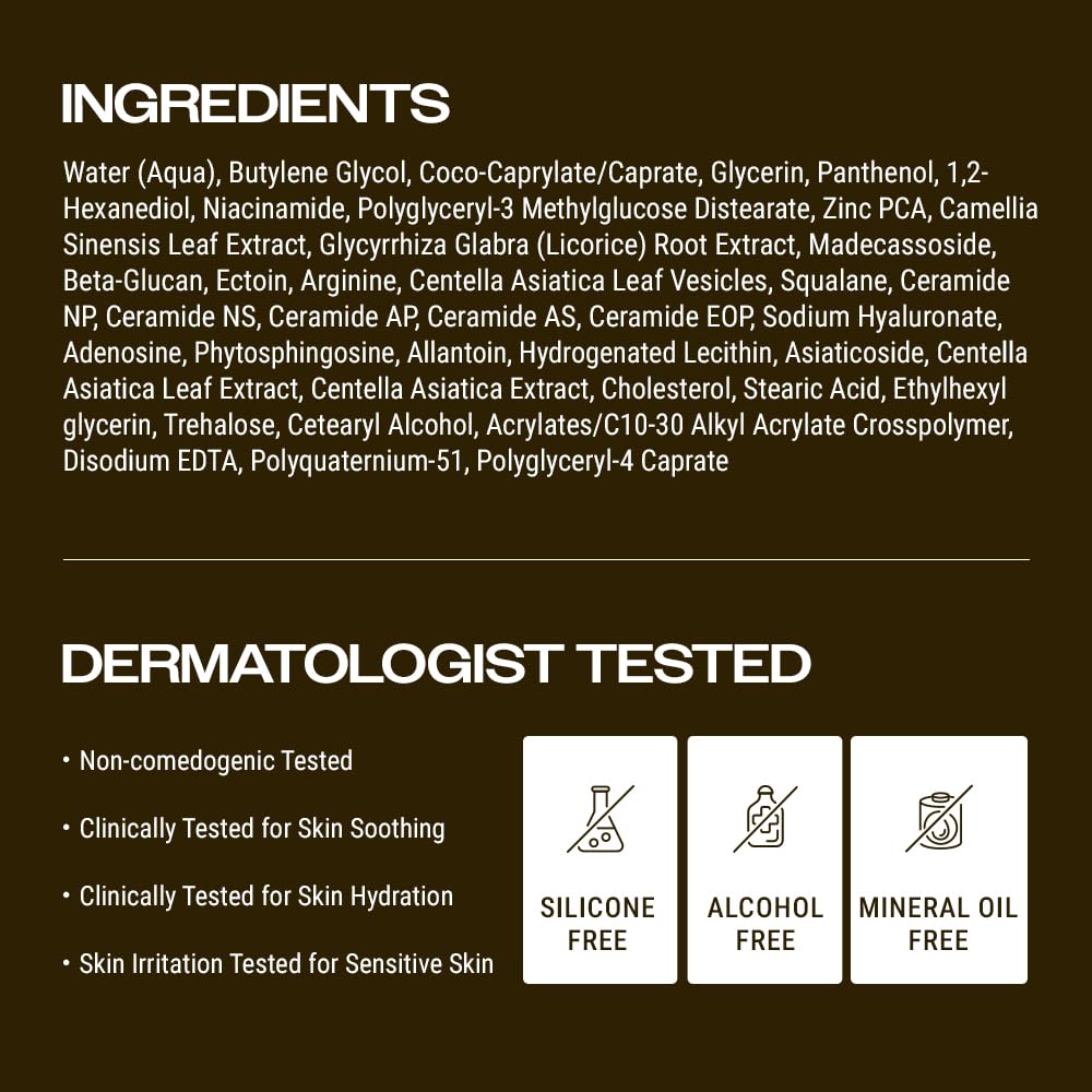 YUMU Cica Exosome Zinc Blemish Relief Cream, Face Moisturizer for Sensitive, Acne-Prone Skin, Lightweight, Breakouts, Barrier Repair, Hydration, Soothing, Oil-Free, Korean Skincare (80 ml/2.70 fl.oz.) - thewildfolk YUMU Cica Exosome Zinc Blemish Relief Cream, Face Moisturizer for Sensitive, Acne-Prone Skin, Lightweight, Breakouts, Barrier Repair, Hydration, Soothing, Oil-Free, Korean Skincare (80 ml/2.70 fl.oz.)